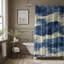Rideau de douche Blue Marks - Premium-977079162