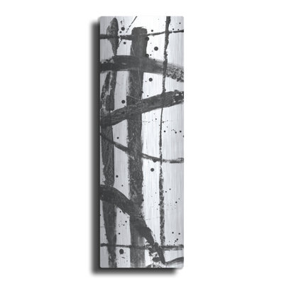 Art mural en métal Brayden Studio® «Criss-Cross II» par Tim O'Toole