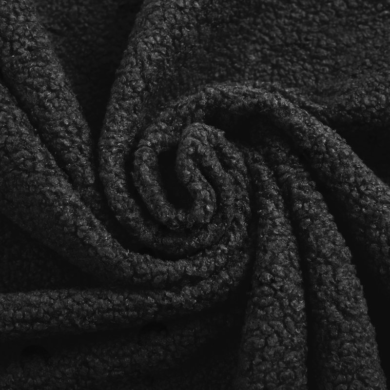 Canapé Floor Teddy avec 2 coussins, Ours en peluche noir