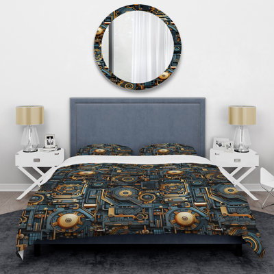 Ensemble de housse de couette Steampunk
