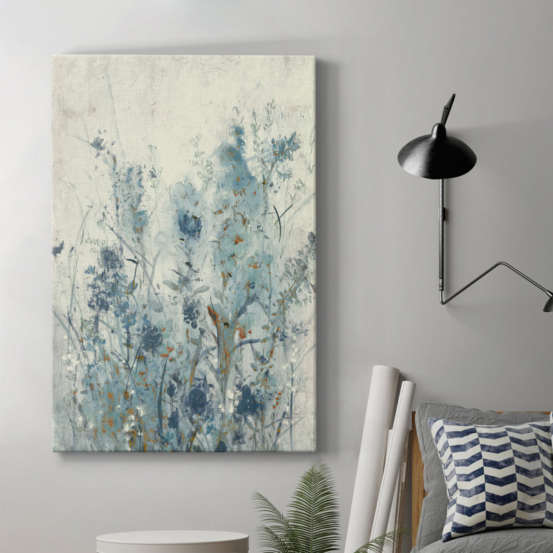 «AU CH Blue Spring II», reproduction d'art sur toile tendue, H 48 po x l 32 po x P 1 po