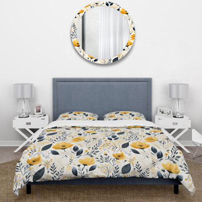 Ensemble de housse de couette Yellow Bohemian Bliss