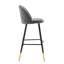 Ensemble de 2 tabourets de bar en velours Cordial Performance-795578495