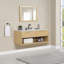 Redbridge 48'' Single Wall Mounted Bathroon Vanity with Quartz Top