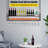 Avrumi Hanging Wine Bottle & Glass Rack-1938436983
