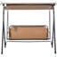 3-Person Porch Swing With Stand For Outdoor
