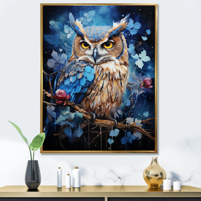 Chouettes bleues au clair de lune I