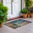 Machine Washable Indoor/Outdoor Cicel ACN1206 Teal Rug-109531367