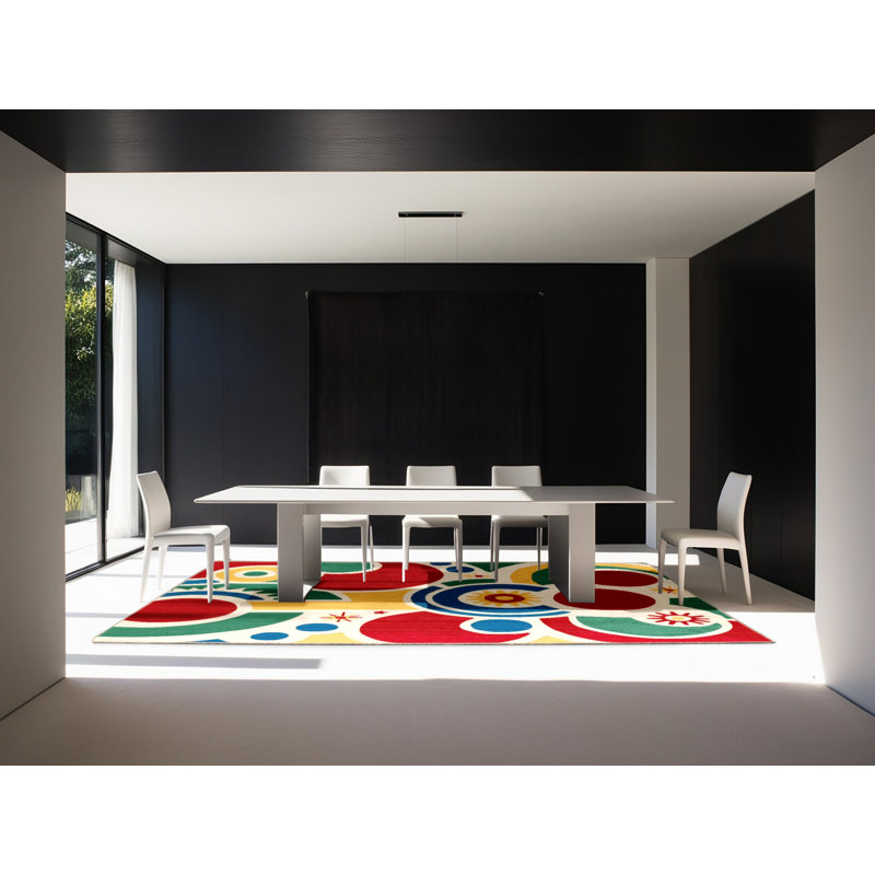 Flashy Line Rug, Square 6'