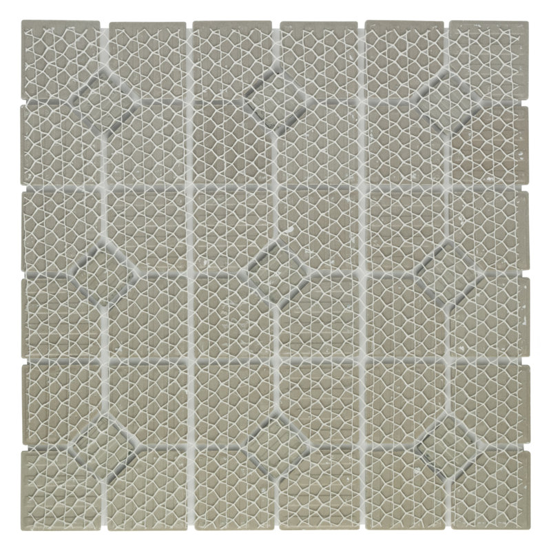 Oxford 11" x 11" Porcelain Honeycomb Mosaic Wall & Floor Tile, Blue/White
