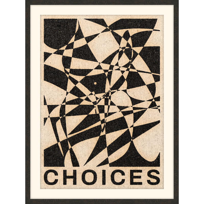 Choices 1 Print, 26" H x 20" W