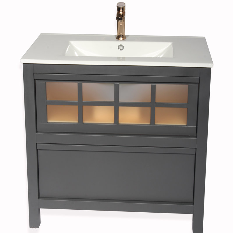 Ensemble de meuble-lavabo simple 40 po Maryjayne