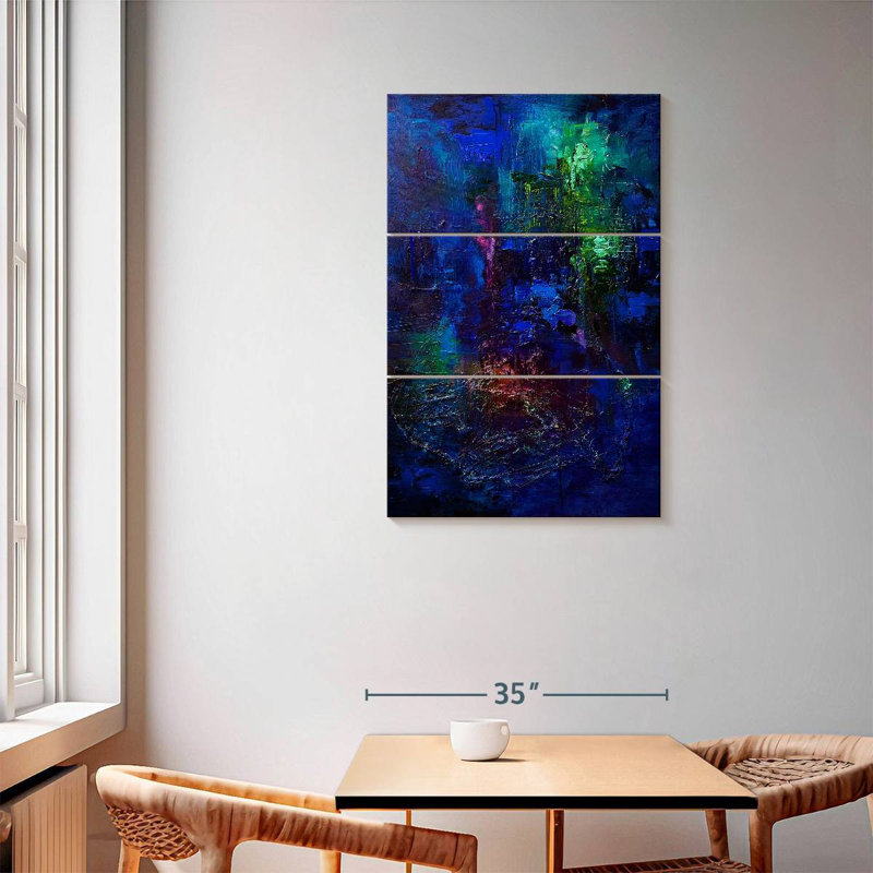 Avery Blue II, 57" H x 36" W