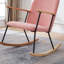 Chaise berçante réglable avec repose-tête, chaise berçante rembourrée avec dossier haut et chaises berçantes modernes Chaise d'appoint confortable pour chambre de bébé, chambre à coucher, salon