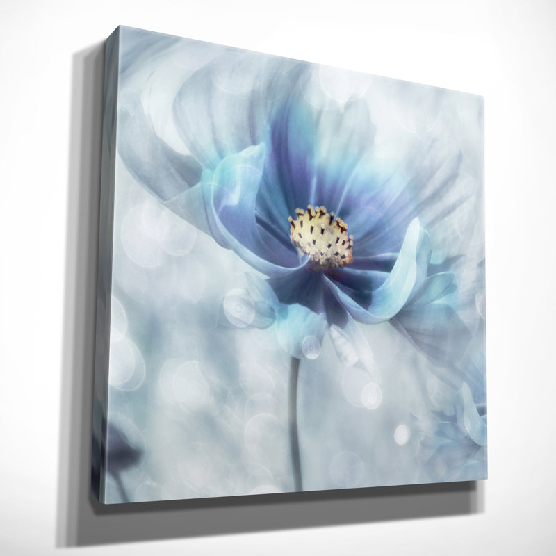 «Feeling of Blue I», impression sur toile tendue, H 16 po x l 16 po x P 1,5 po, Toile tendue