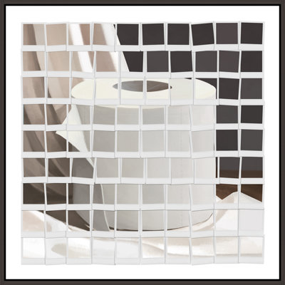 Toilet Paper Polaroid Print by David Brown