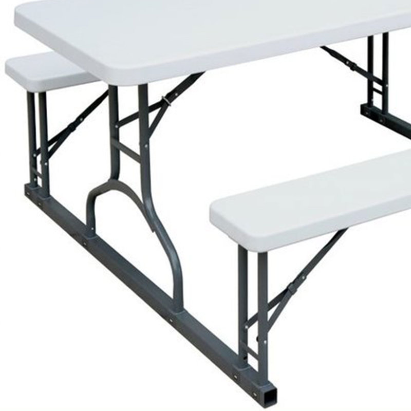 72'' Rectangular Folding Table, White