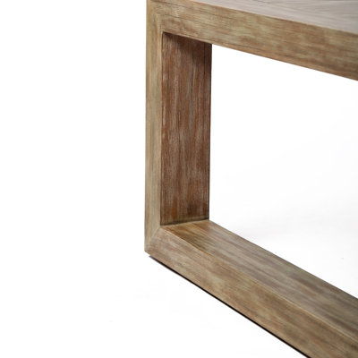 Outdoor Light Eucalyptus Wood Coffee Table