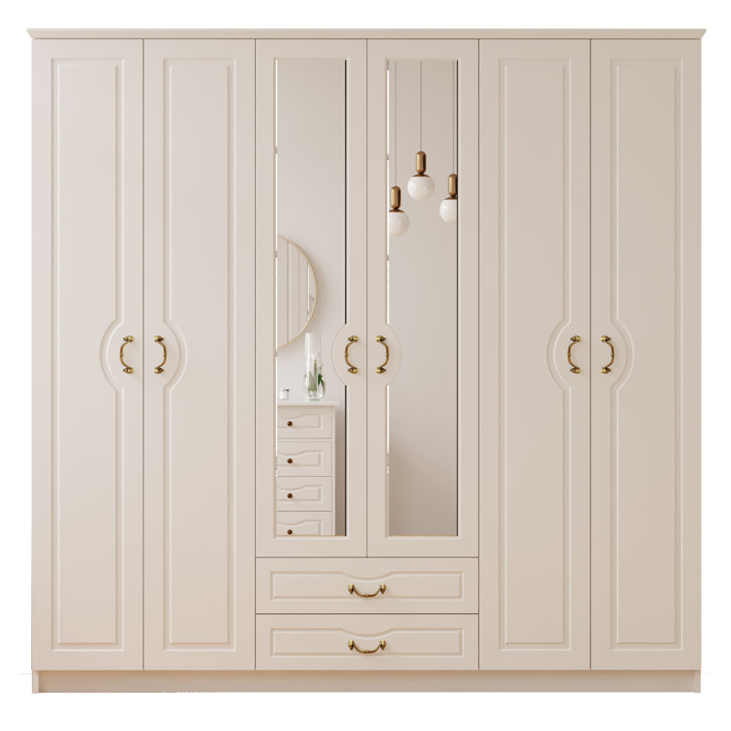 Vandenberg 6 Door Manufactured Wood Wardrobe