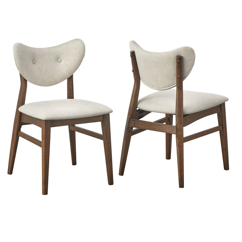Verena Upholstered Dining Chair, Walnut
