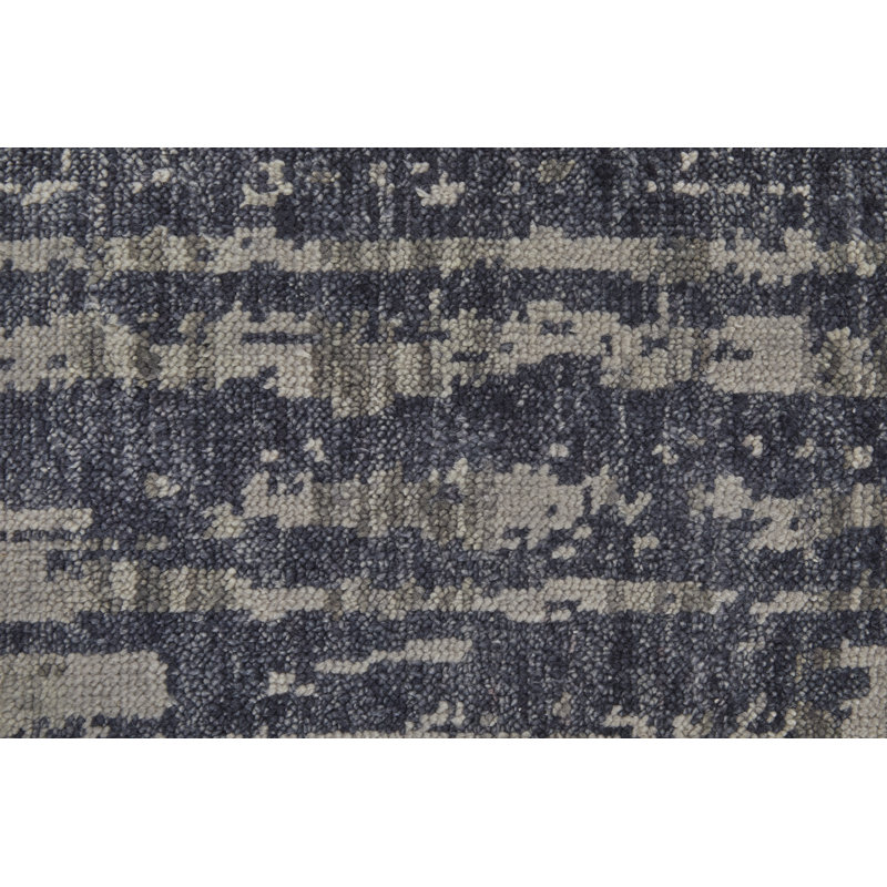 Altmar Modern Abstract, Blue/Gray/Taupe Area Rug, Rectangle 2' x 3'