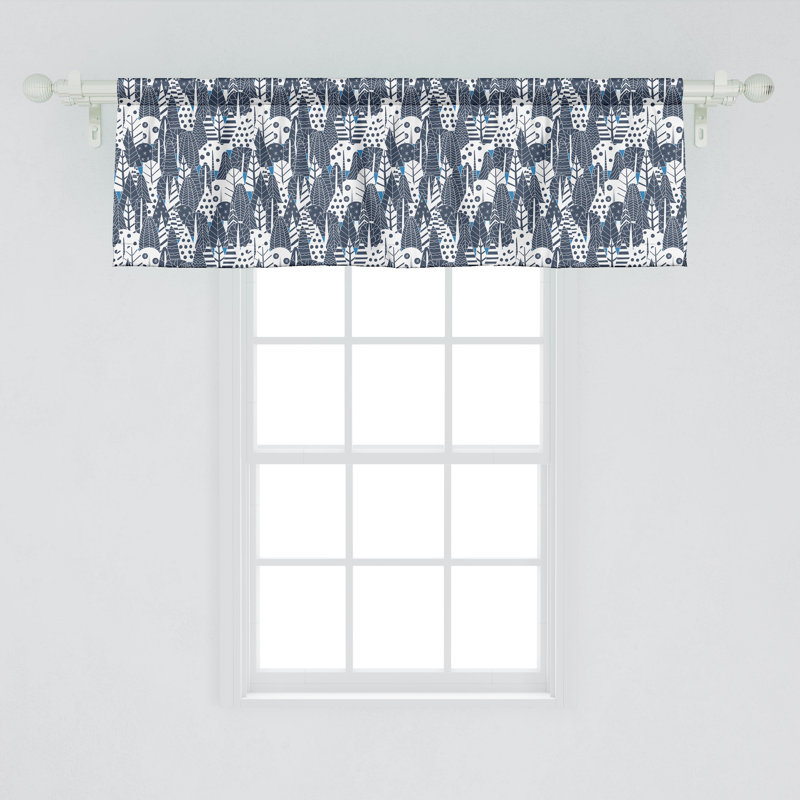 Ensemble de 2 cantonnières Ambesonne Woodland 54 po x 12 po 95886