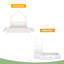 Grand lit plateforme en bois avec garde-corps et 2 tiroirs-423364513