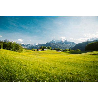 Idyllic Landscape - Wrapped Canvas Print