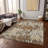 Ken Orange Washable Indoor-Outdoor Rug - -2045867145