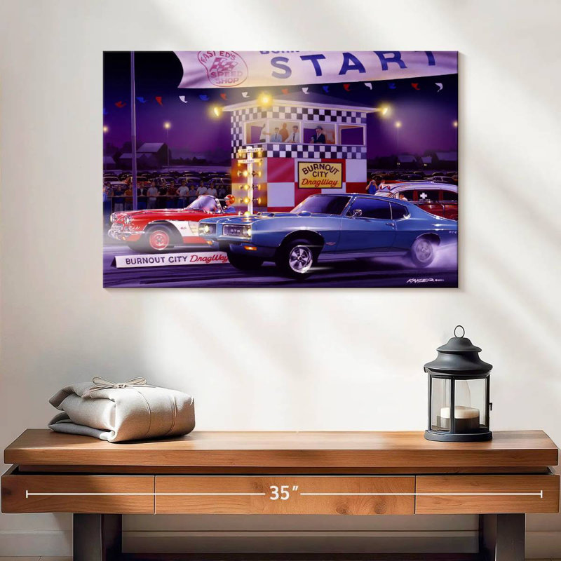 Mehar Drag City, 30" H x 45" W