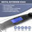 Ultra Thin, Clear Glass Scale With Easy To Read LCD Display - Auto Step On