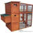 Emmelie 19.4 Square Feet Chicken Coop with Chicken Run For Up To 5 Chickens