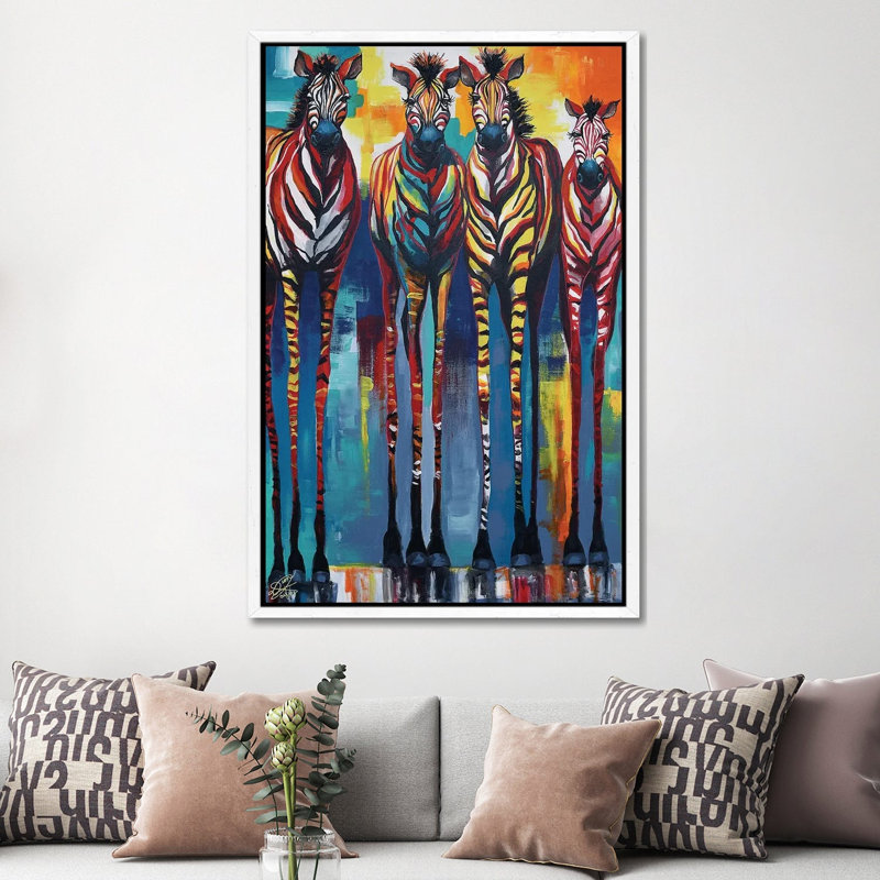 Majestueuse Starr by DionJa'y - Gallery-Wrapped Canvas Giclée on Canvas, White Floater Frame, 152.5 cm H x 101.5 cm W