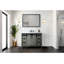 Meuble-lavabo gris cendre 48 po X P 22 po D et 44 po Miroir