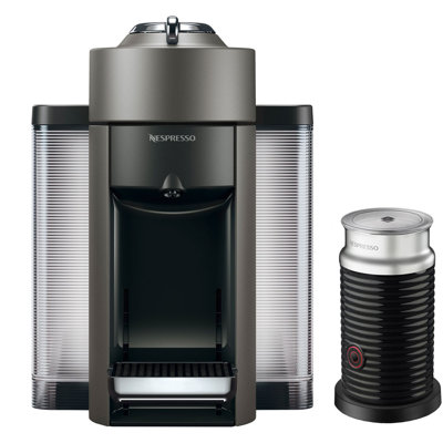 Nespresso Vertuo Coffee and Espresso Machine with Aeroccino Milk Frother by De'Longhi