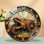 Horloge murale rétro en bois Vintage
