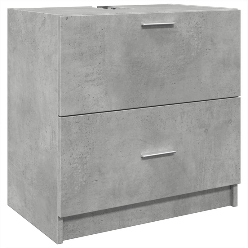 Britzel Under Sink Cabinet, Concrete grey
