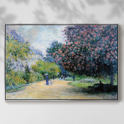 Parc Monceau, 1876, reproduction d'art sur toile