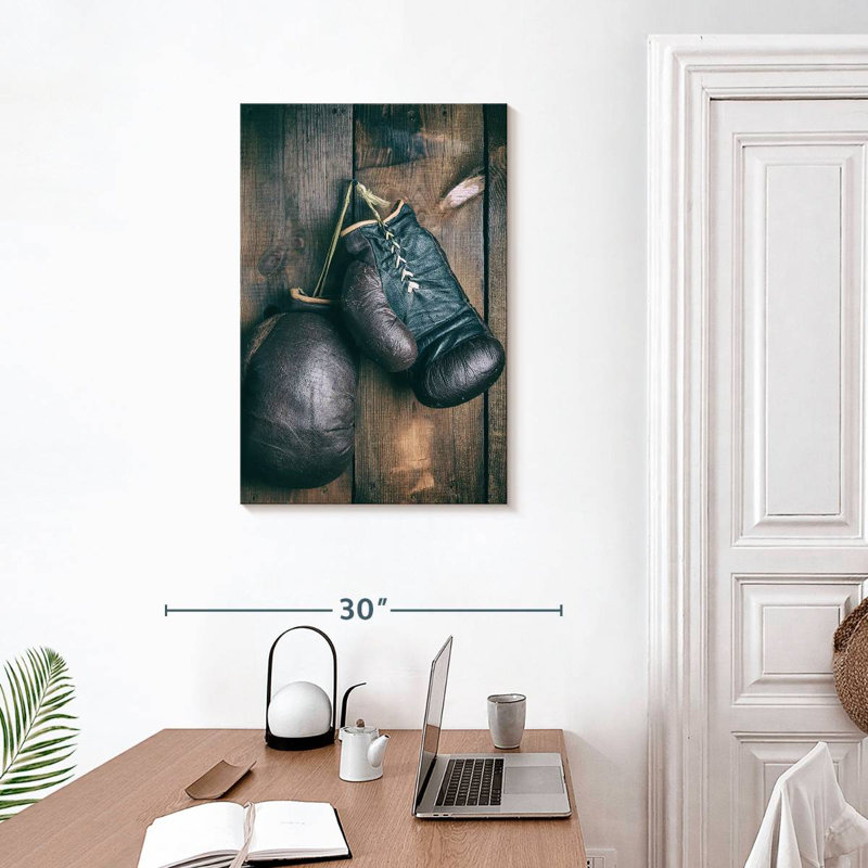 Sireci Old Boxing Gloves, 30" H x 20" W