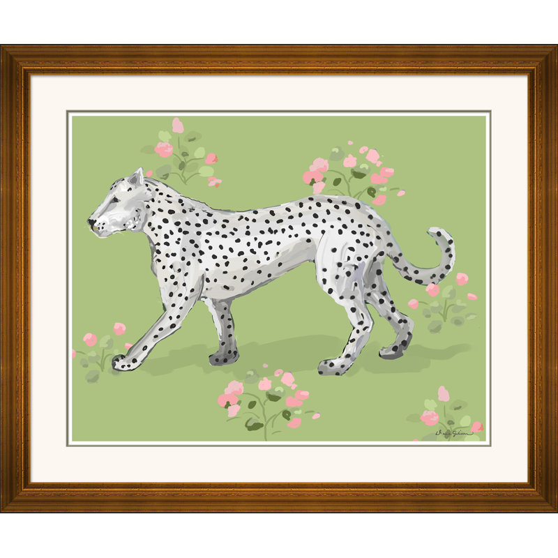 Stealth Left Print by Dana Gibson, Green/Black/White