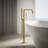 Purist Floor-Mount Bath Filler Trim with Handshower-66779252