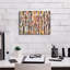  «Strata 1» par Cheryl Warrick, art mural sur toile
