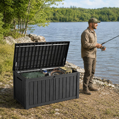 Weather Resistant Resin Deck Box