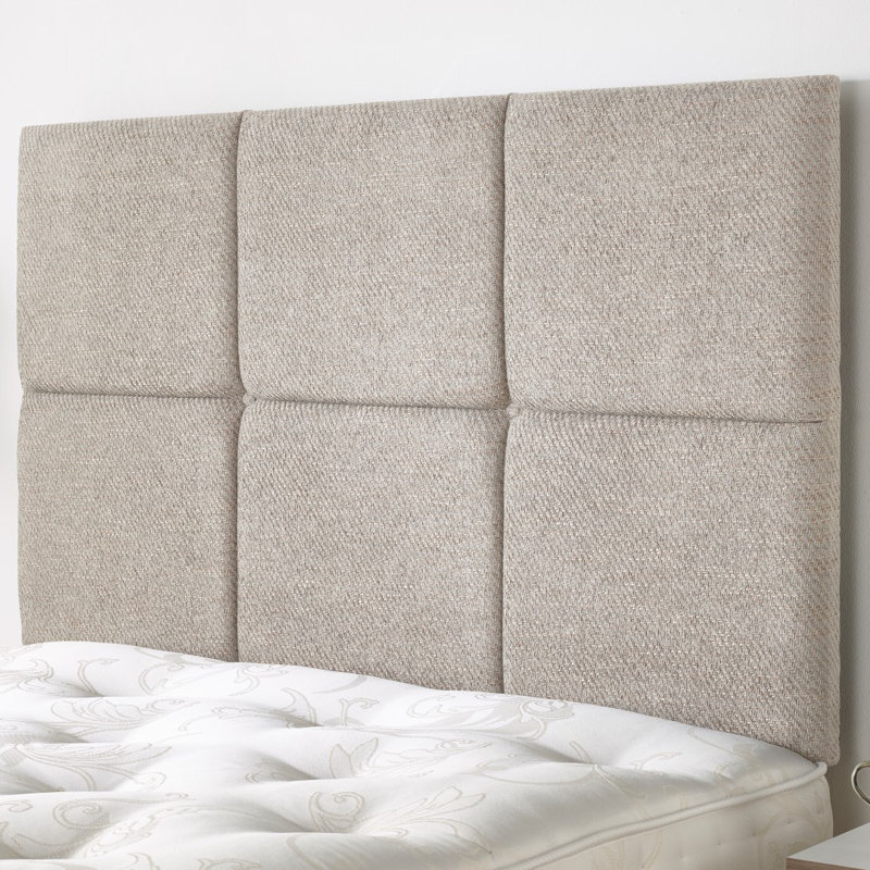 Upholstered Headboard, Small Double (4'), Caramel