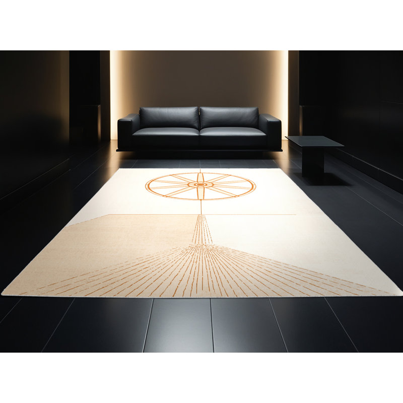 Tapis beige moelleux doux et moelleux Sedgley, 5 x 8