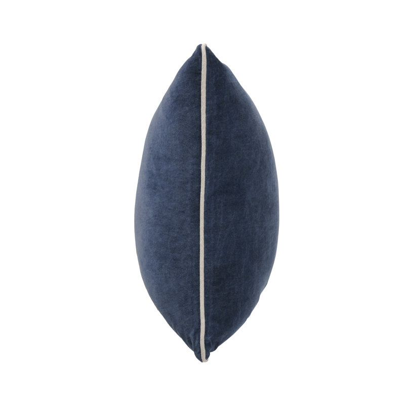 Goodall Reversible Throw Pillow, Navy, Square 22"