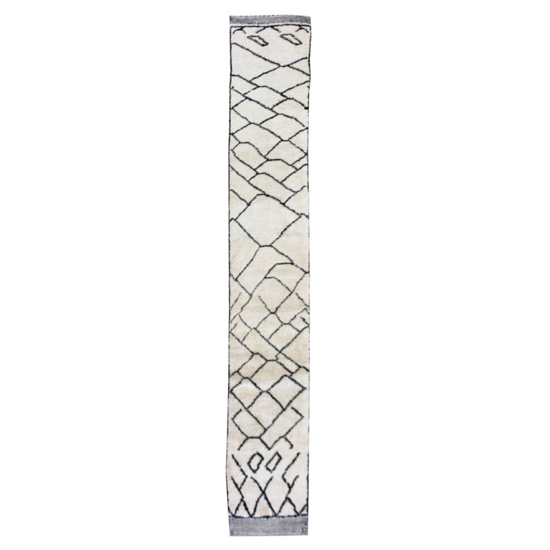 Beni Ouraine One-of-a-Kind 2'5" X 13'4" Area Rug
