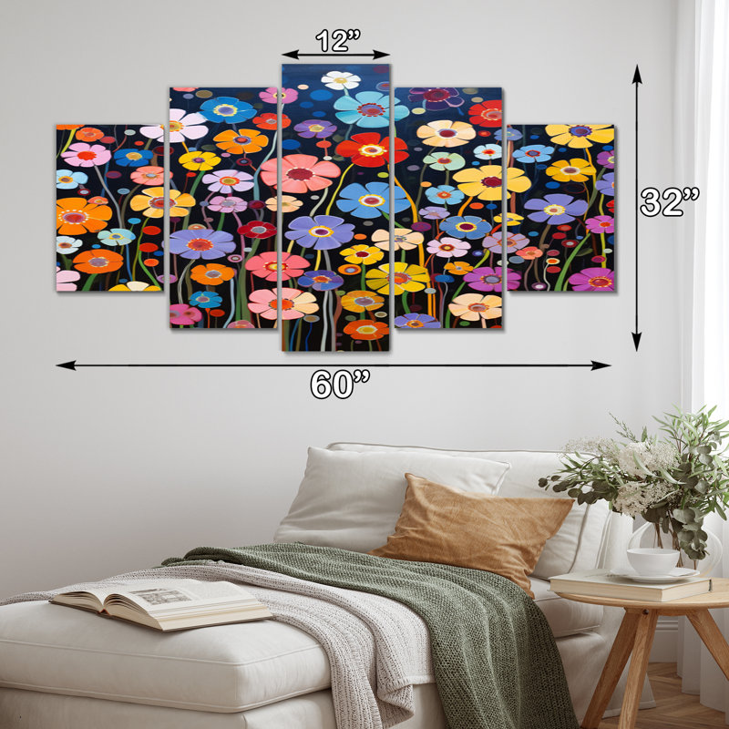 Freitag - Floral Canvas Print - 5 Panels