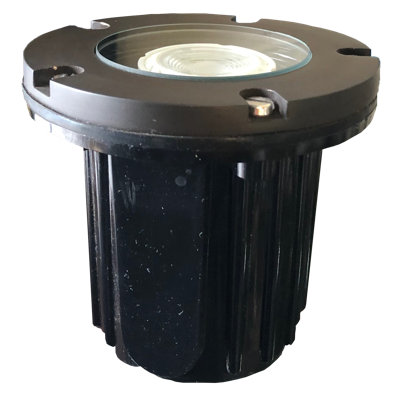 UNB04 Dark Brass Underground Low Voltage LED Hardwired Well Light