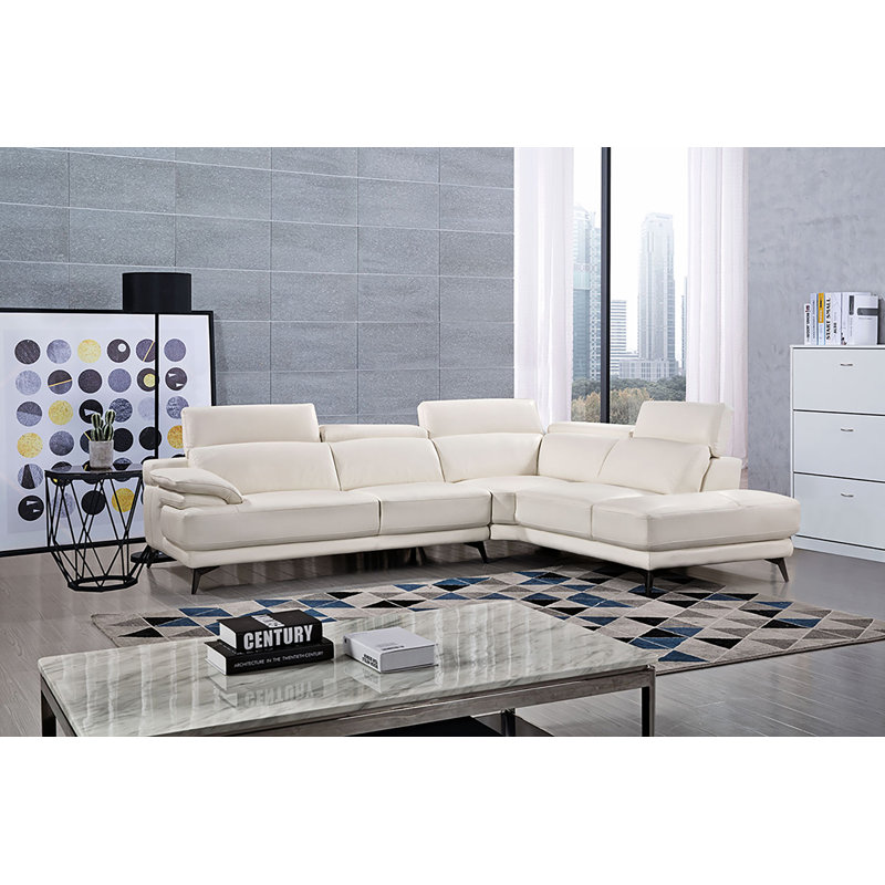 Aubepine Upholstered L-Shaped Sectional, Right Hand Facing